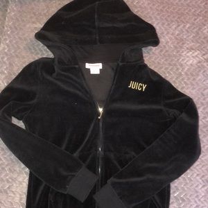 Juicy couture zip up velour jump suit